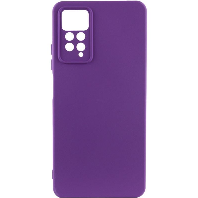 Противоударный Чехол Silicone Cover Lakshmi Full Camera (A) для Xiaomi Redmi Note 11 Pro 4G/5G / 12 Pro 4G Фиолетовый / Purple