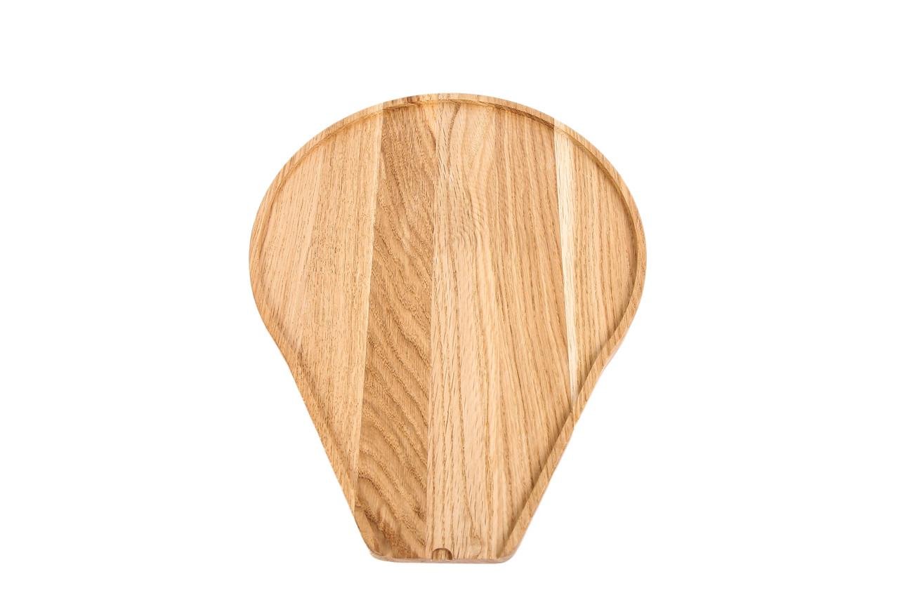 Дренажный лоток для слива сыворотки деревянный большой из дуба 27x35 см (18964443)