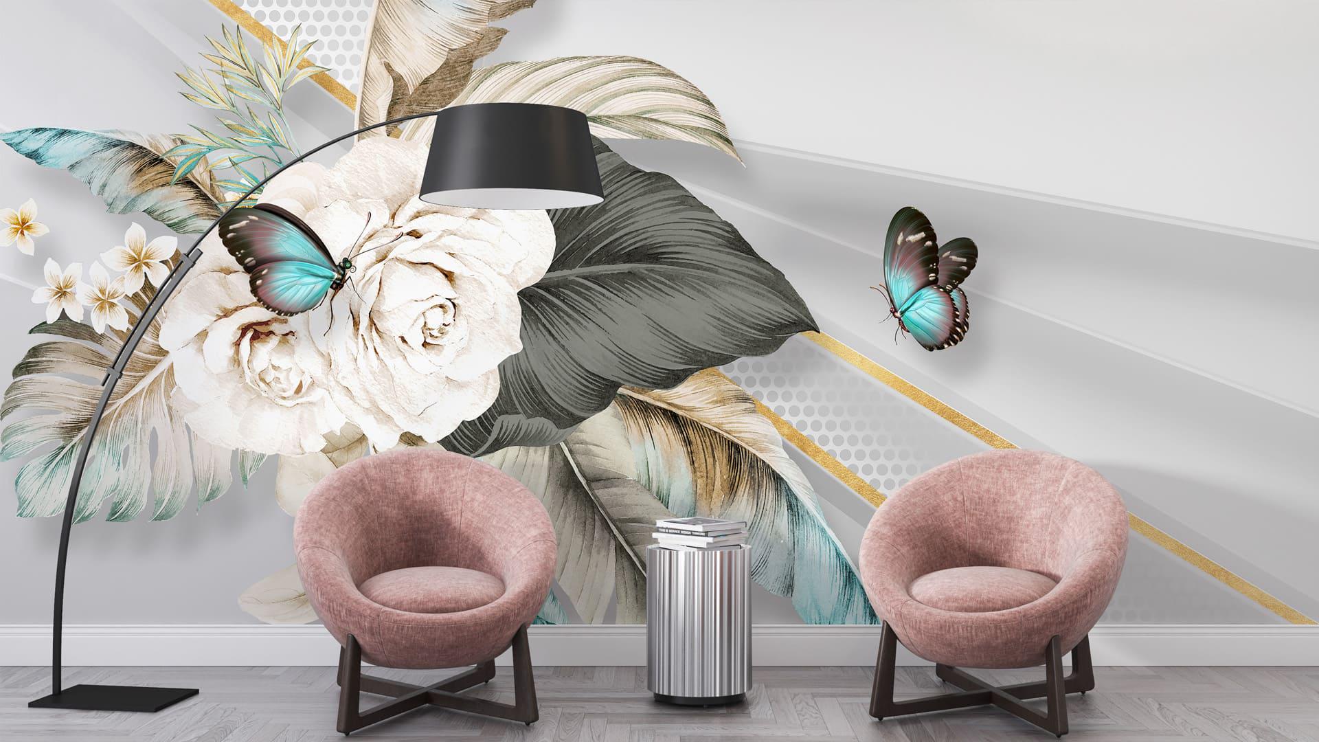 Фотообои флизелиновые Styleo Print-walls Роза тишины 0776 350х270 см (Pw-0776/3)