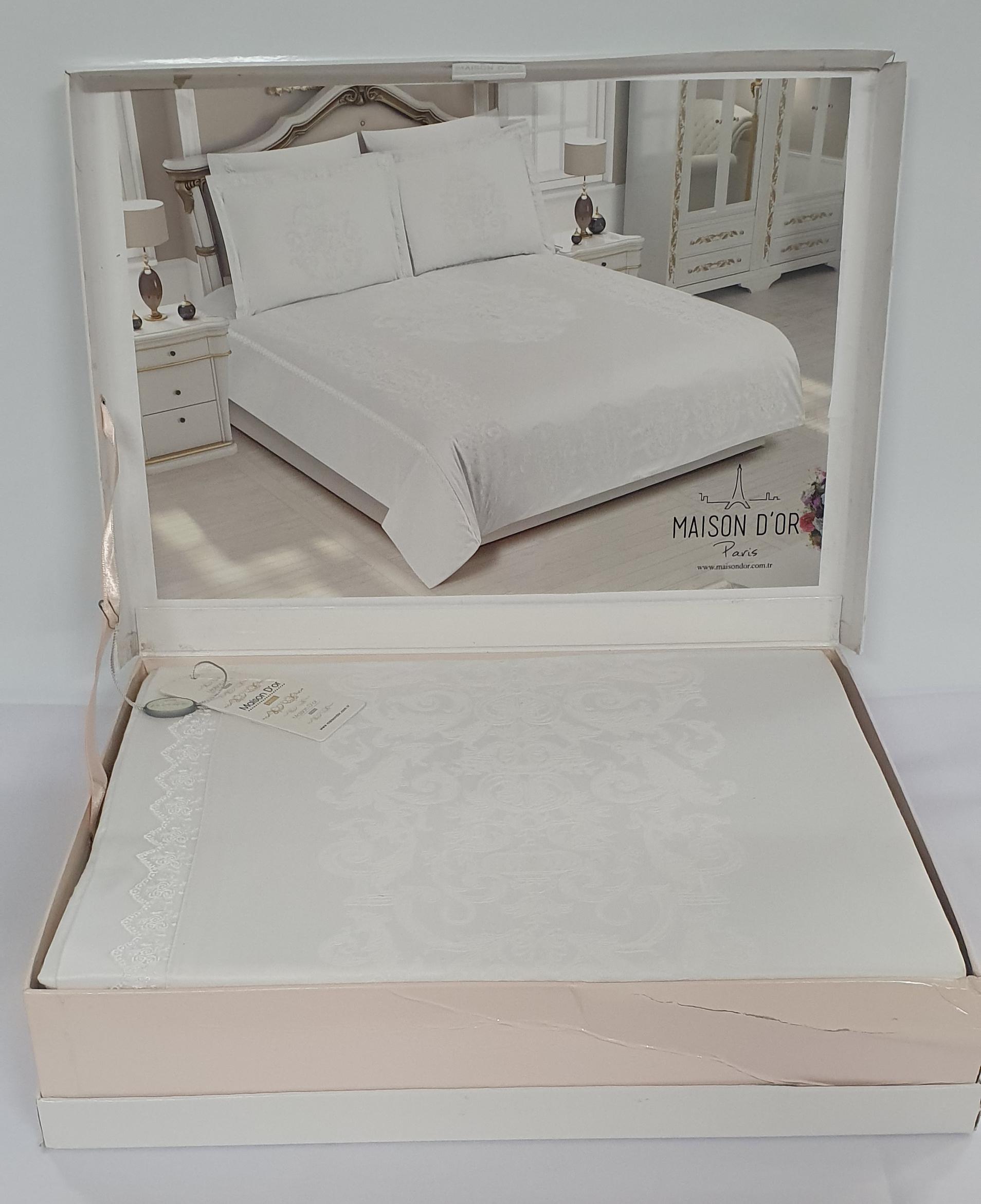 Комплект постельного белья Maison D'or семейный Adrienne White (02MD2160SBAdrienne08)