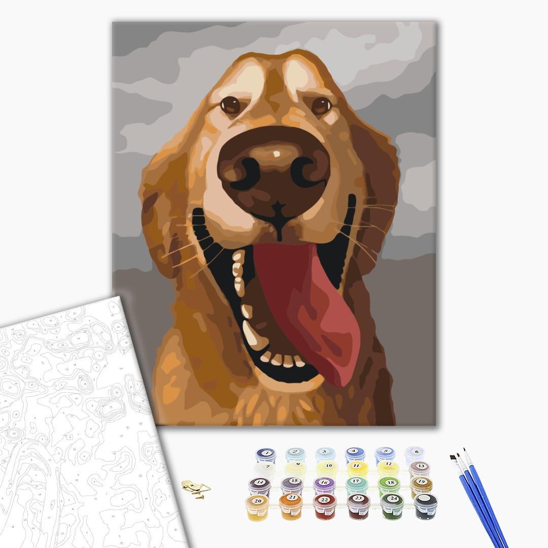 Картина за номерами Brushme Щасливий друг 40x50 см (bs41103)