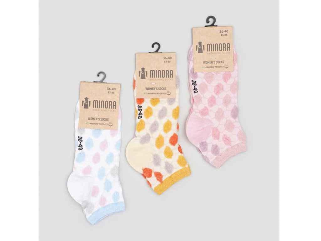 Шкарпетки жіночі MINORA 315 3 пари р. 36-40 Різнокольоровий (823789)
