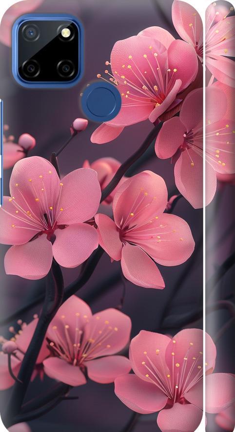Чехол на Realme 7i Пурпурная сакура (6075m-2486-42517)