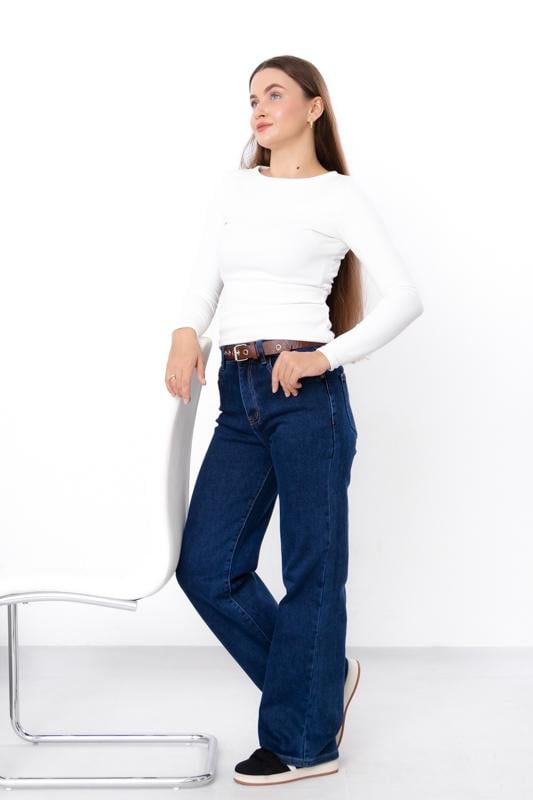 Джинси жіночі зимові Носи Своє на флісі розкльошеного крою р. 27 Синій (14292) - фото 2 Джинси жіночі зимові Носи Своє на флісі розкльошеного крою р. 27 Синій (14292) - фото 2