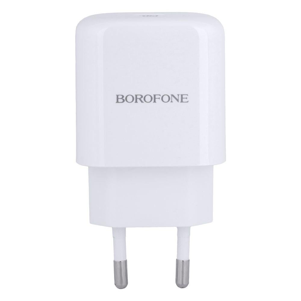 Зарядний пристрій Borofone BN3 Premium PD 20W QC3.0 White (29caa1-14612)