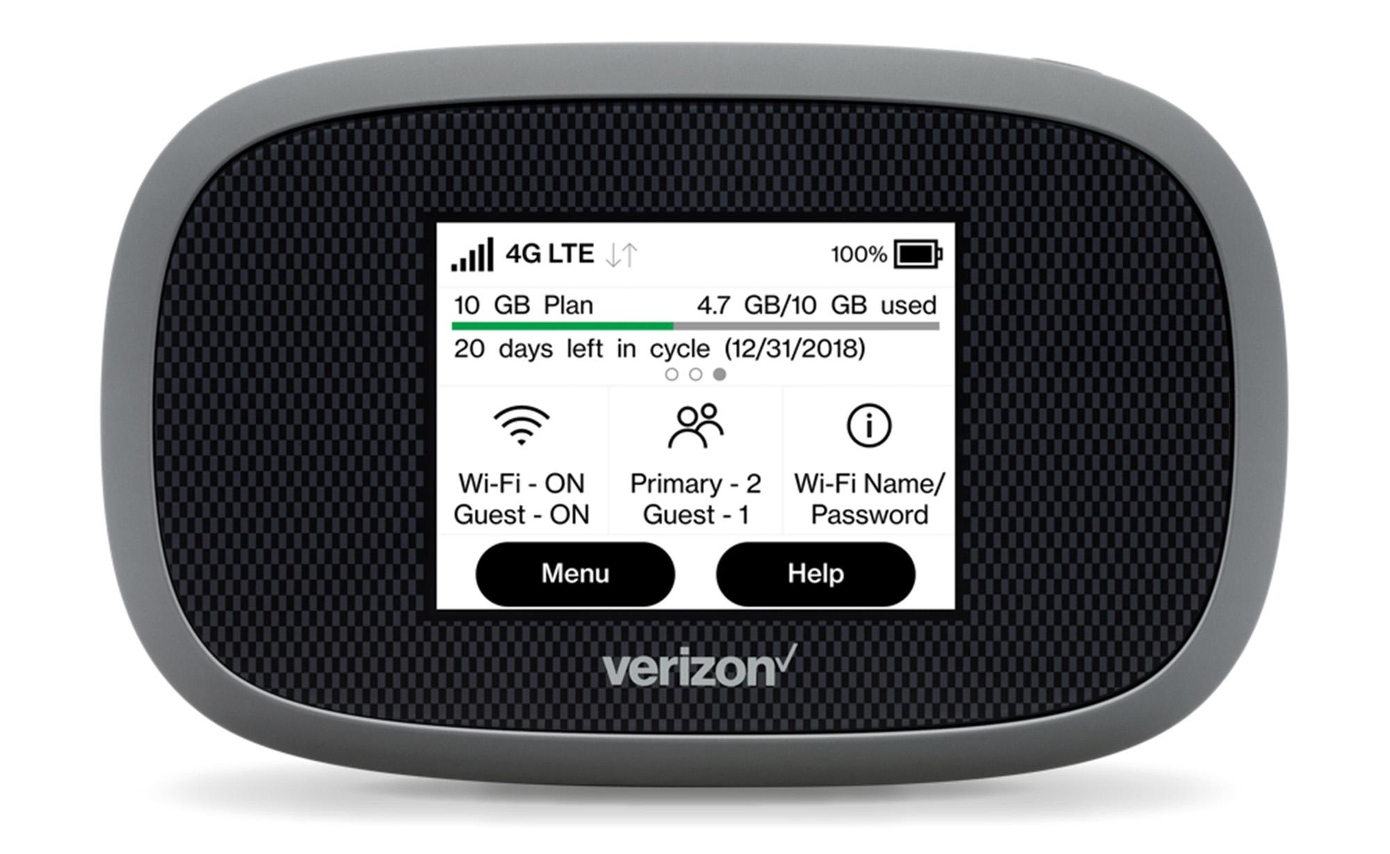 Роутер Wi-Fi Novatel Verizon MIFI 8800 LT 4G/LTE до 1200 Мбіт/с Cat.18 Чорний (8800002)