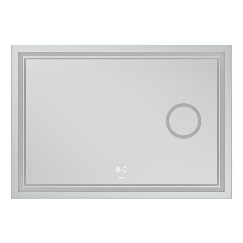 Дзеркало MIXXUS Premium QUADRO MR20-120x80 LED Touch/Anti-fog з димером/лінзою (MP6624) - фото 6 Дзеркало MIXXUS Premium QUADRO MR20-120x80 LED Touch/Anti-fog з димером/лінзою (MP6624) - фото 6