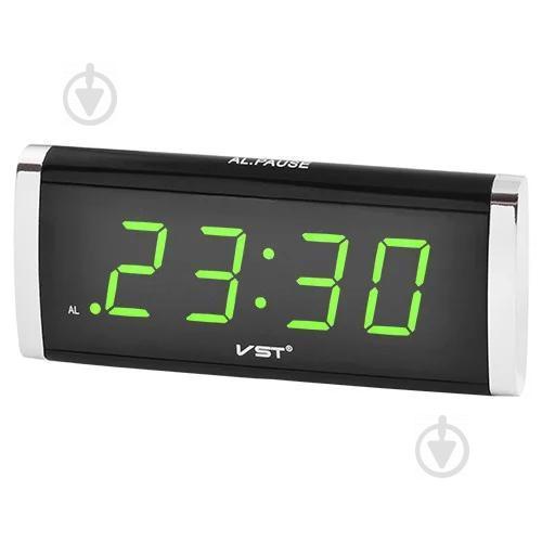 Настольные часы VST 730-2 Черные (101268)