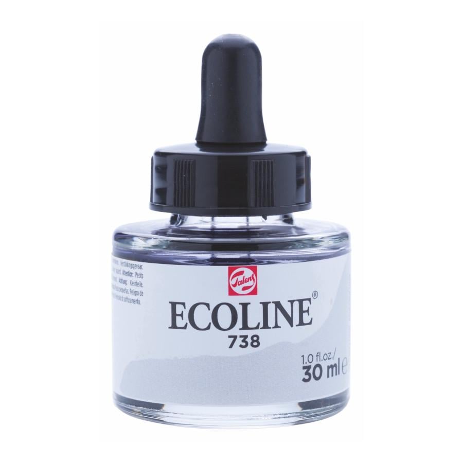 Краска акварельная жидкая Rosa Ecoline 30 мл 3 шт. 738 Серо-золотая света (8712079407483 11257381)