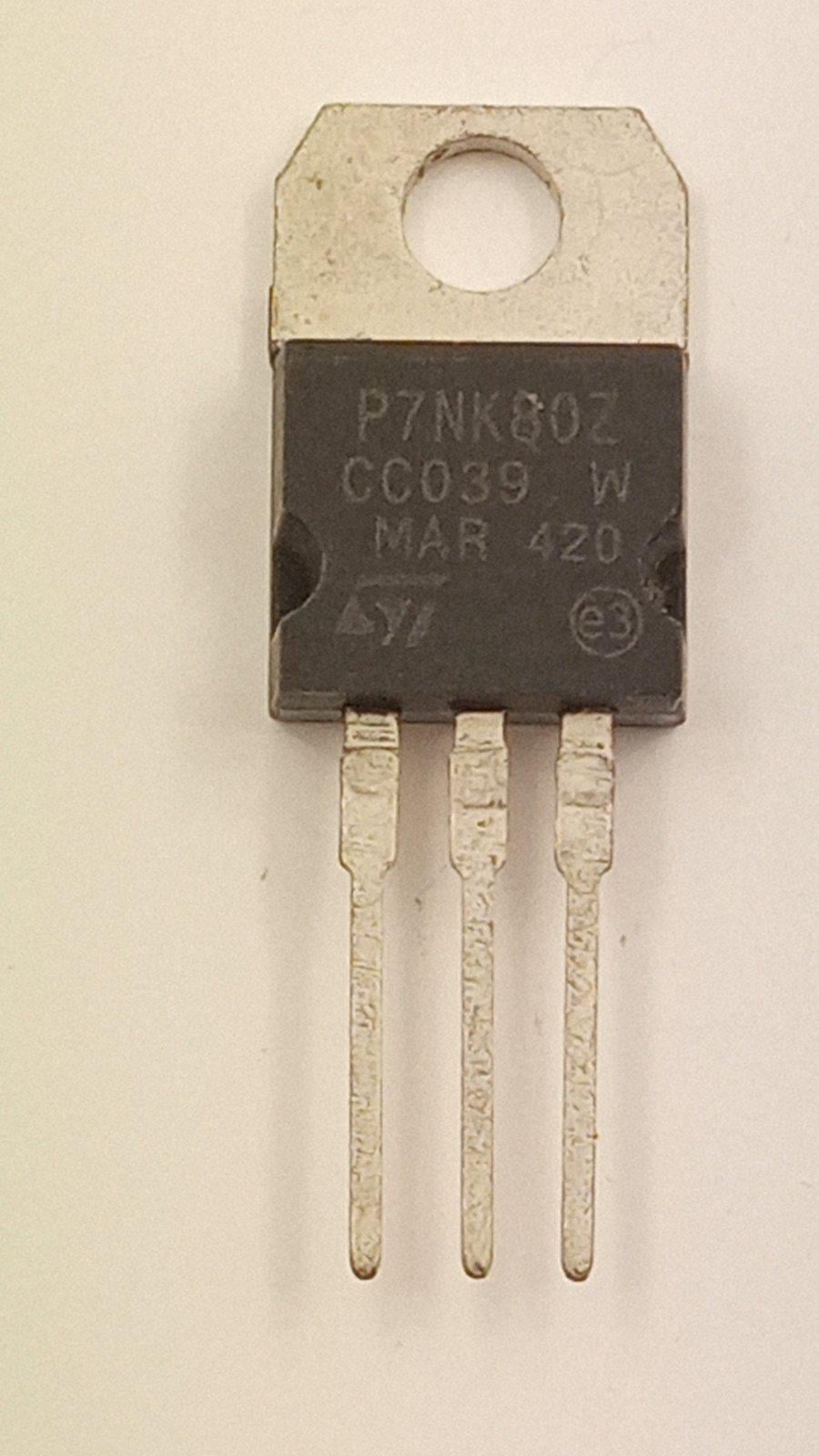 Транзистор STP7NK80Z n-channel 800V 5,2A 1,5Om TO-220