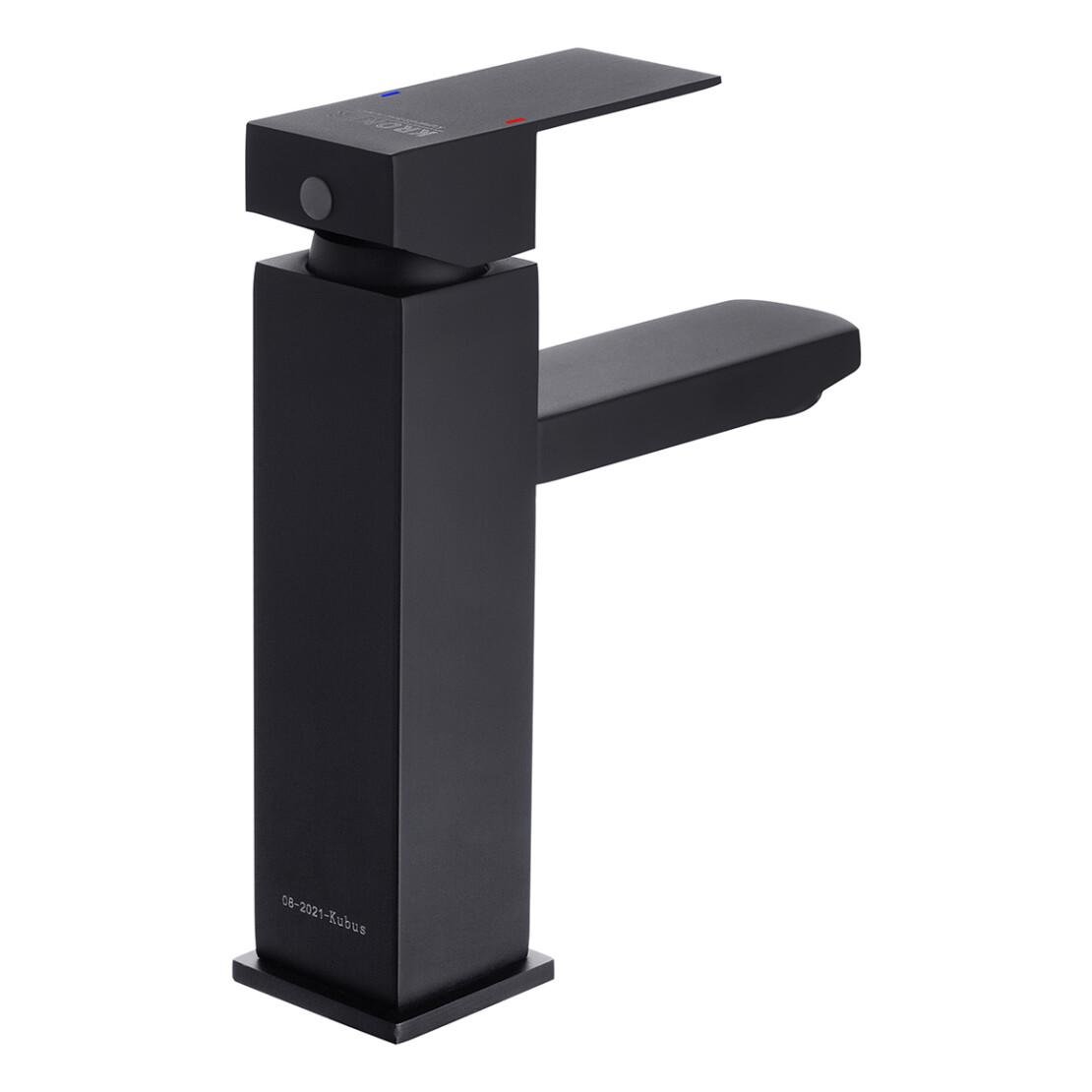 Смеситель для раковины Kroner KRP Edelstahl Kubus SCH010 Черный (CV023010) - фото 6 Смеситель для раковины Kroner KRP Edelstahl Kubus SCH010 Черный (CV023010) - фото 6