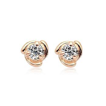 Серьги с кристаллами Сваровски 81232 Italina Белый