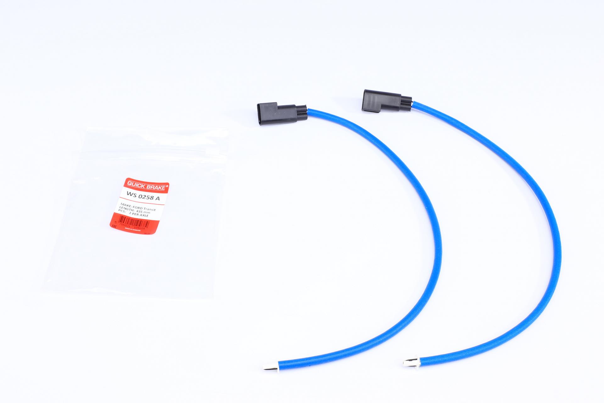 Датчик износа тормозных колодок задних Ford Transit/Transit Tourneo 06-L 435 мм 2 шт. (WS 0258 A)