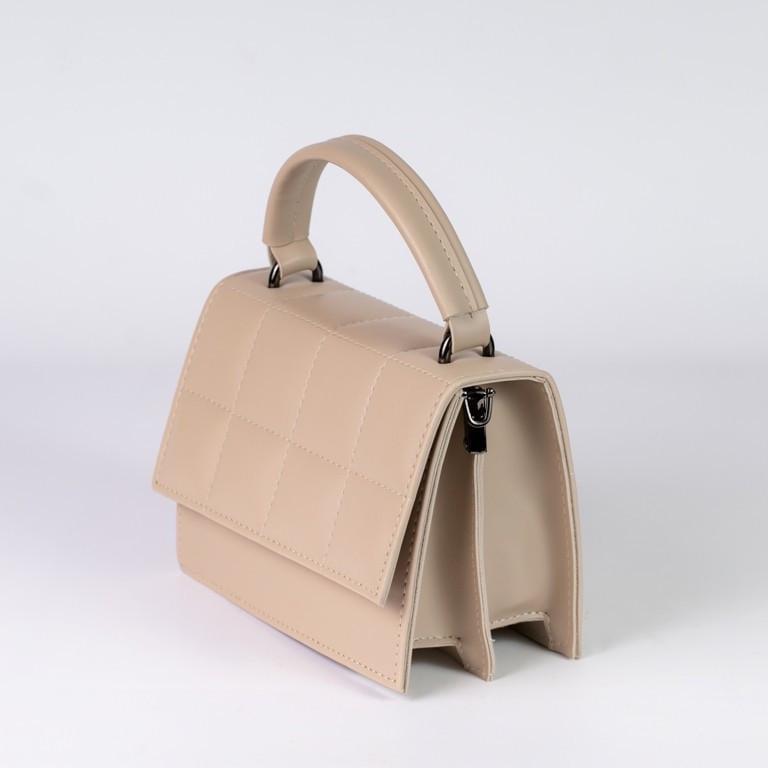 Сумка женская XENIA № 22-22 из эко-кожи Бежевый - фото 2