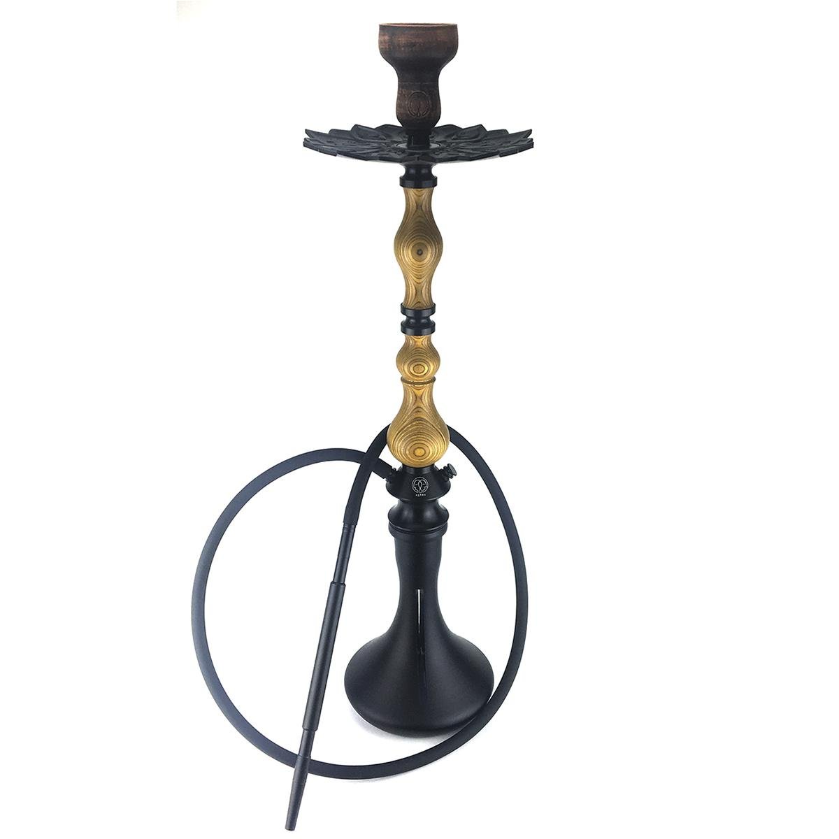 Кальян Karma Hookah 0.0 Yellow з колбою Craft Black Matt (034-260) - фото 1