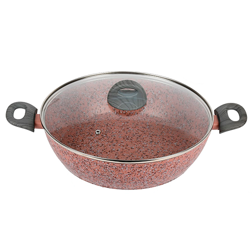 Сковорода-сотейщик с крышкой BESSER Granite 10378-32 32x7,2 см Brown (34965384)