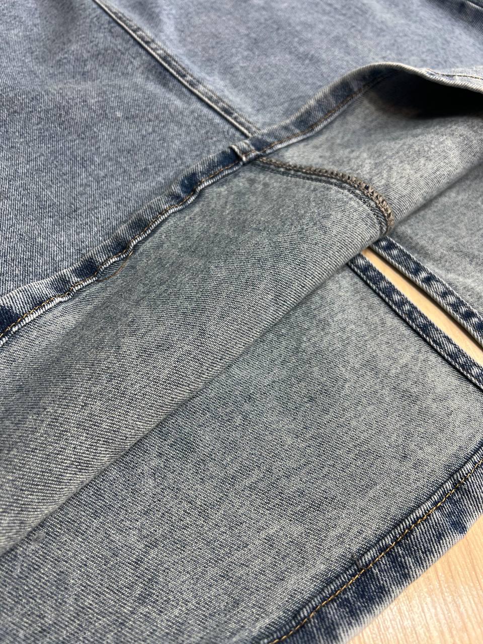 Спідниця жіноча джинсова DNL 207 резинка на талії великі розміри р. 31 Блакитний (4049) - фото 7