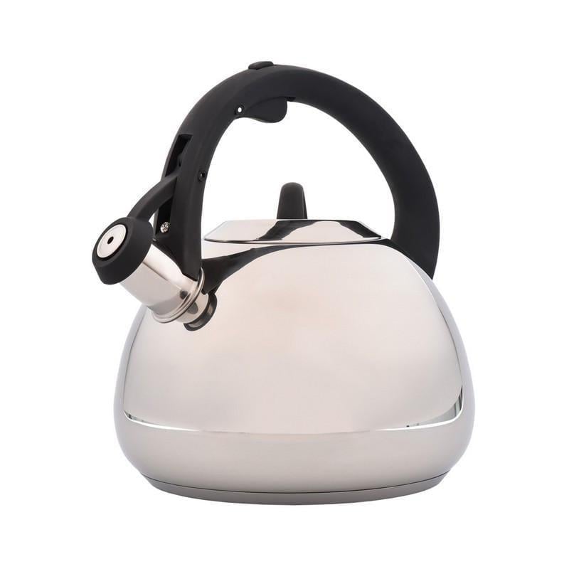 Чайник Lessner зі свистком з нержавіючої сталі 3 л Чорний (49517)