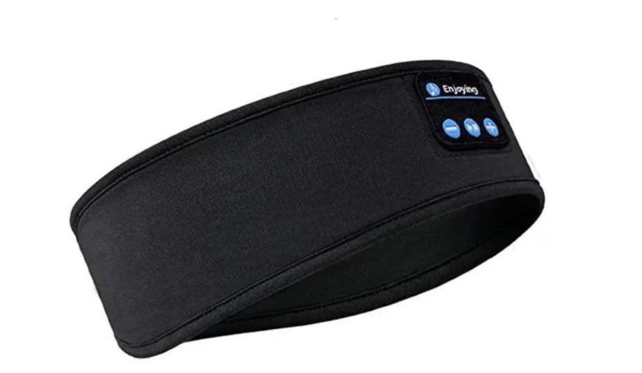Навушники-пов'язка бездротові Bluetooth на голову Чорний