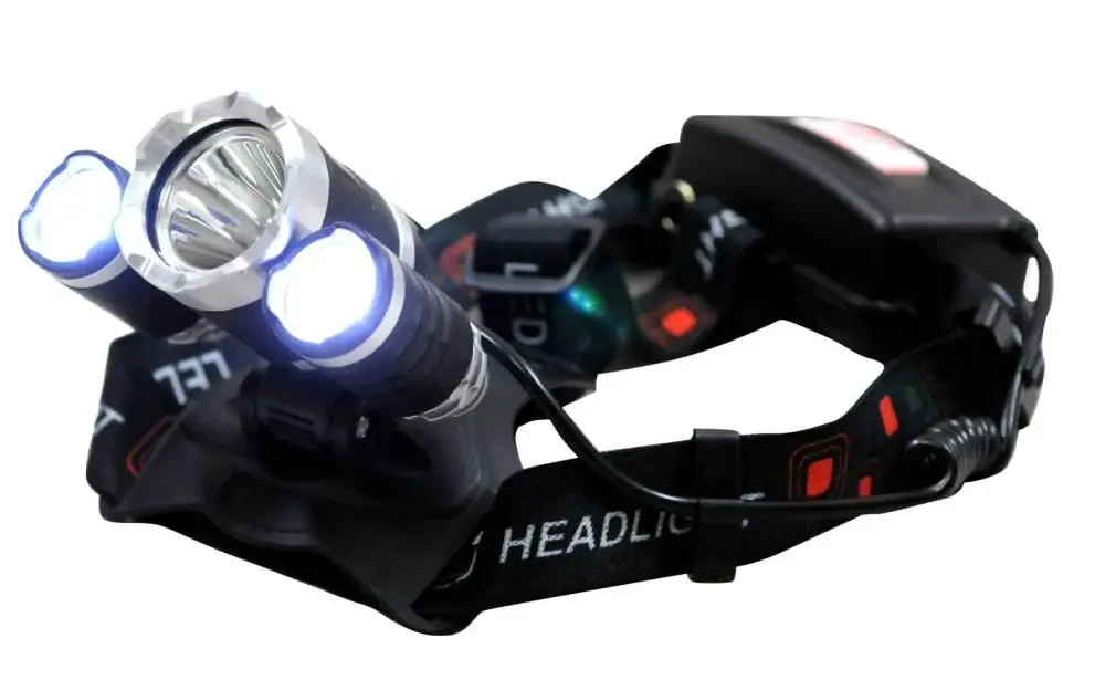 Фонарь налобный Bass Polska 3916 на 3 LED лампы (0665)