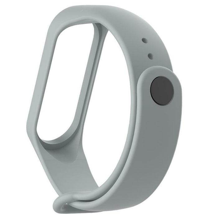 Силиконовый ремешок Primo для фитнес-браслета Xiaomi Mi Band 3 Grey (741770559) - фото 3