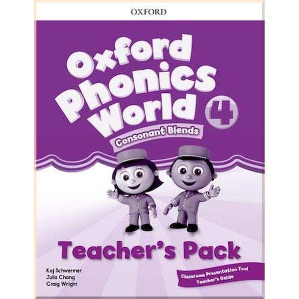 Книга Julia Chang/Craig Wright "Oxford Phonics World 4 Teacher's Pack with Classroom Presentation Tool" (ISBN:9780194750554)