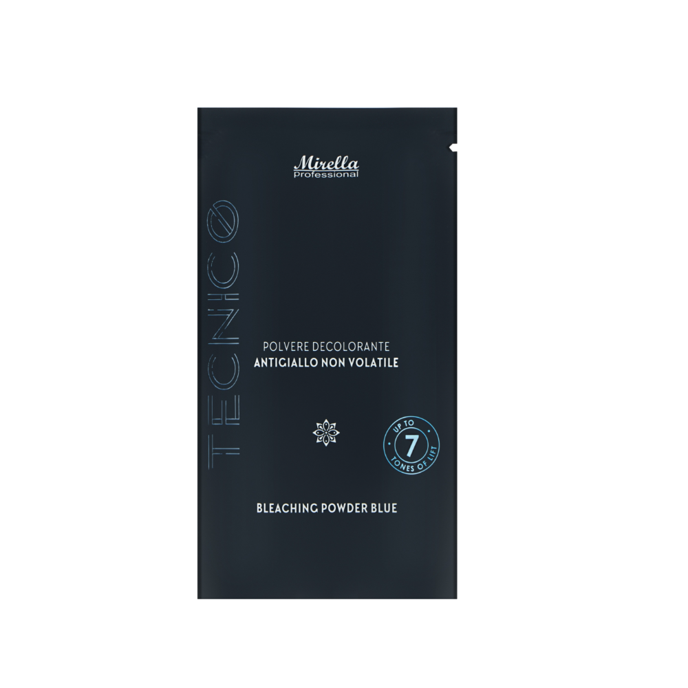 Пудра для волосся освітлююча блакитна Mirella Professional Bleach Powder Blue саше 30 мл