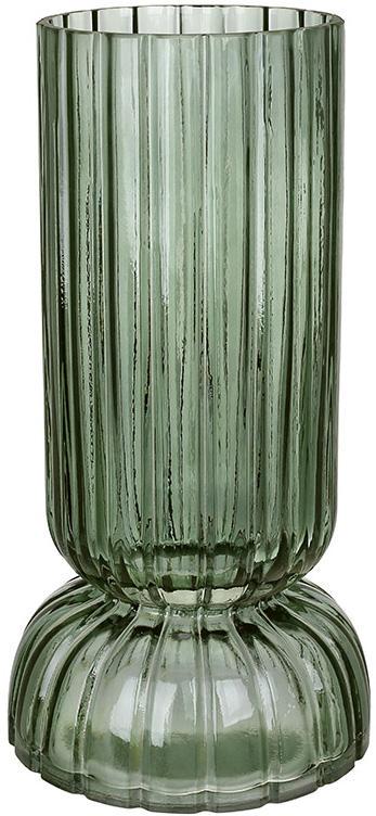 Ваза скляна Retro Grace 1012х25 см Зелений