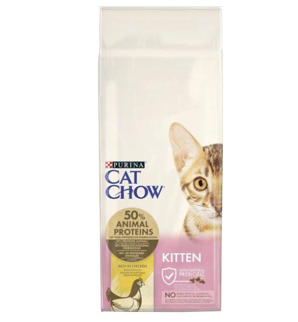 Корм сухой для кошек Purina Cat Chow с курицей 15 кг (5997204514127)