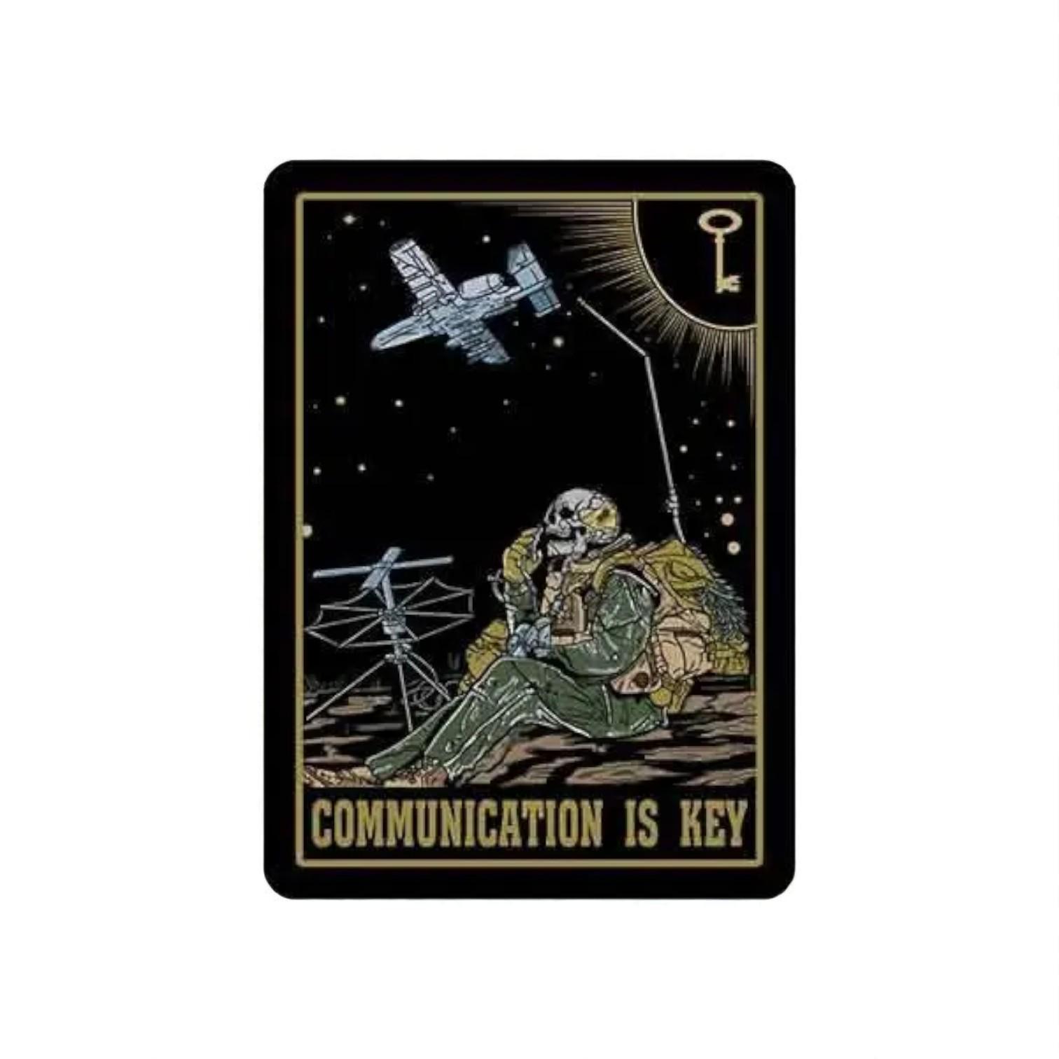 Шеврон "Communication is key"