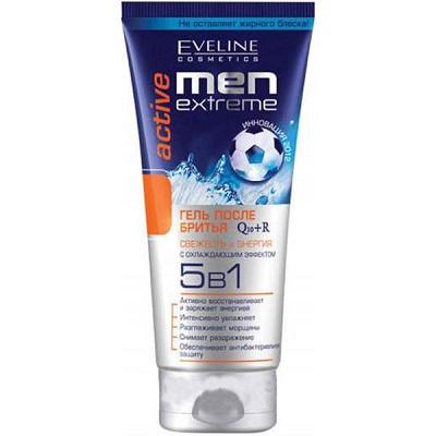 Гель после бритья Eveline Cosmetics Men Extreme Q10+R Active 5в1 200 мл (344618) - фото 1