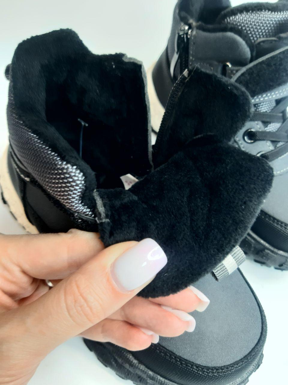 Черевики для хлопчика Clibee р. 32 20,2 см Сірий (85 bl-grey) - фото 2 Черевики для хлопчика Clibee р. 32 20,2 см Сірий (85 bl-grey) - фото 2