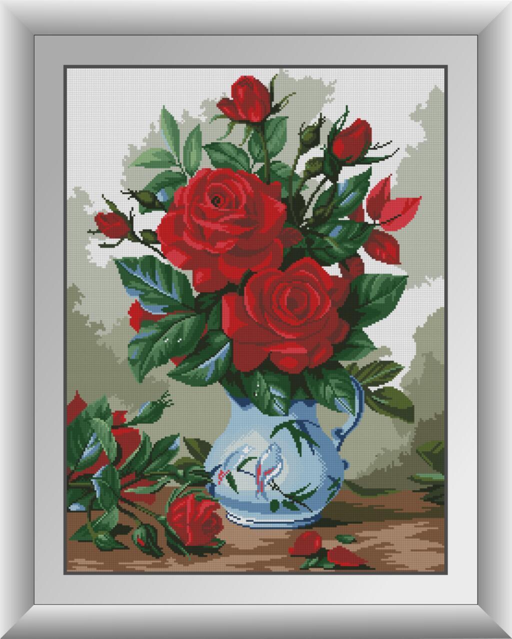 Алмазная мозаика Dream Art Красные розы 51x68 см (DA.30301)