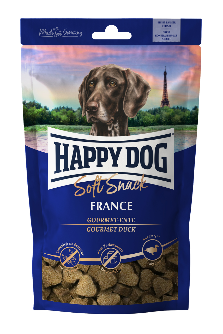 Мягкое лакомство Happy Dog Soft Snack France со вкусом утки и картофеля 100 г (60686)