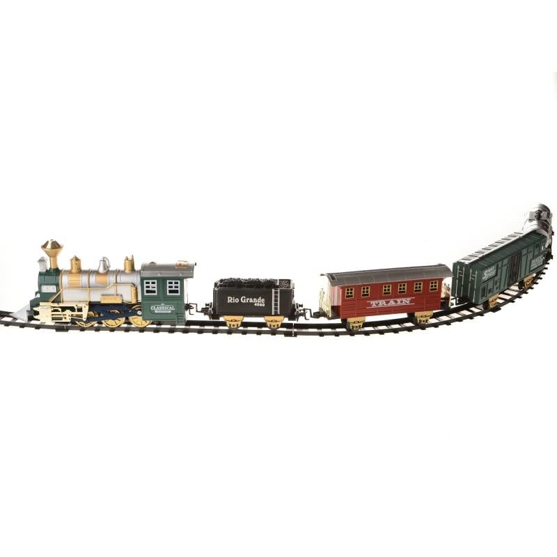 Игрушечная железная дорога Na-Na с паровозом и вагонами (IM247)