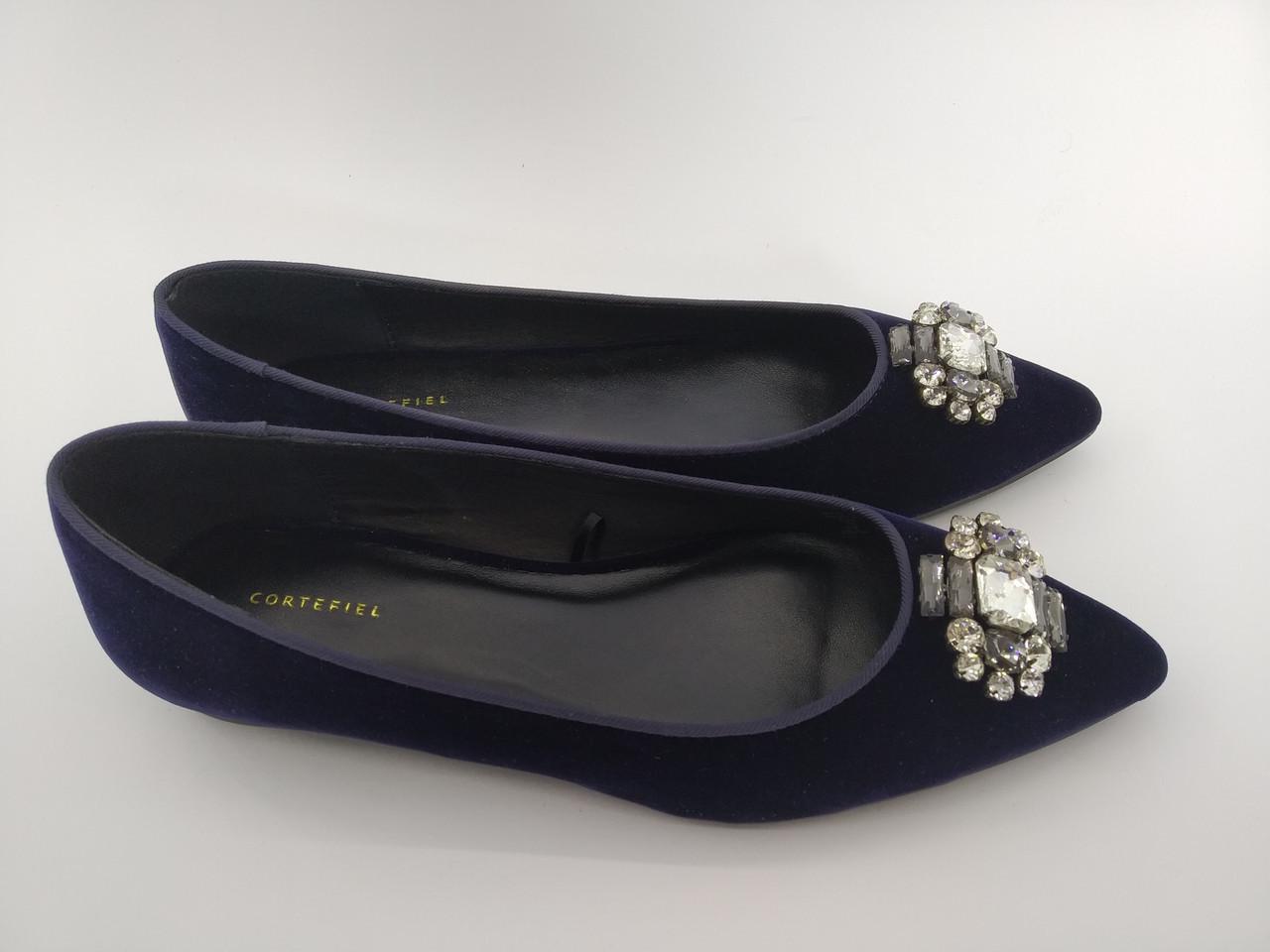 Балетки жіночі Cortefiel р. 40 26 см Синій