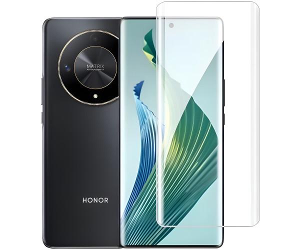 Захисне скло 3D Tempered Glass UV для Honor Magic6 Lite / X9b / X50 з клеєм і лампою