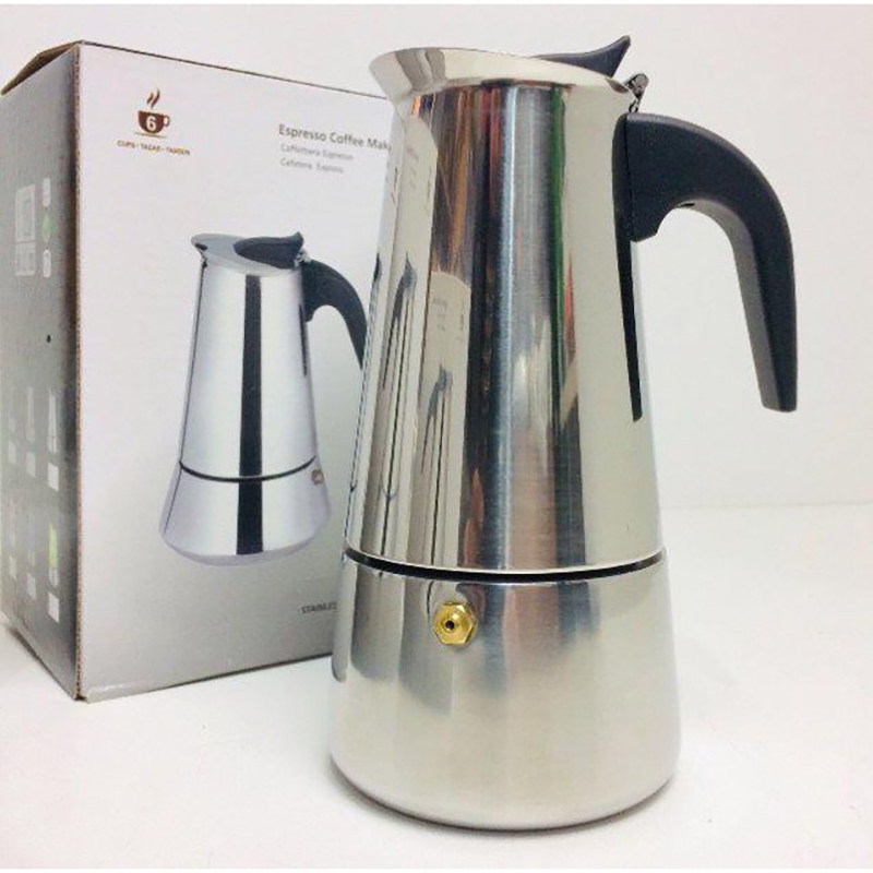 Гейзерна кавоварка Unique UN-1902 нержавіюча сталь 270 мл (23913135) - фото 5 Гейзерна кавоварка Unique UN-1902 нержавіюча сталь 270 мл (23913135) - фото 5