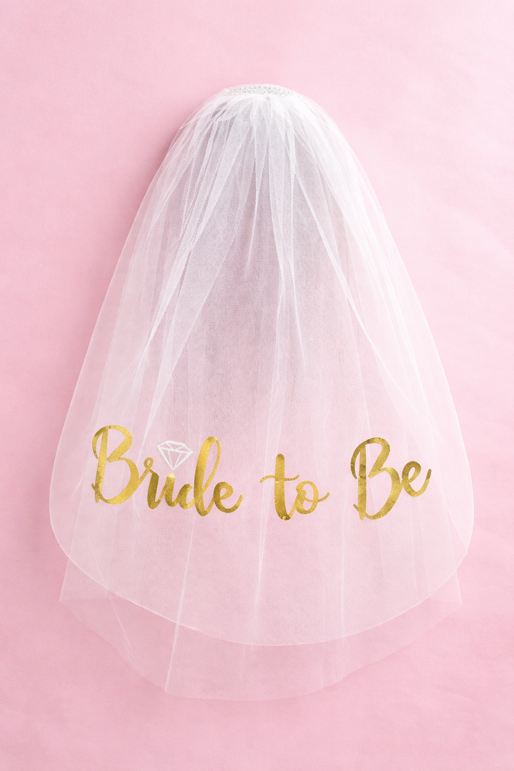 Фата для дівич‑вечора “Bride to Be” коротка Білий (122) - фото 3 Фата для дівич‑вечора “Bride to Be” коротка Білий (122) - фото 3