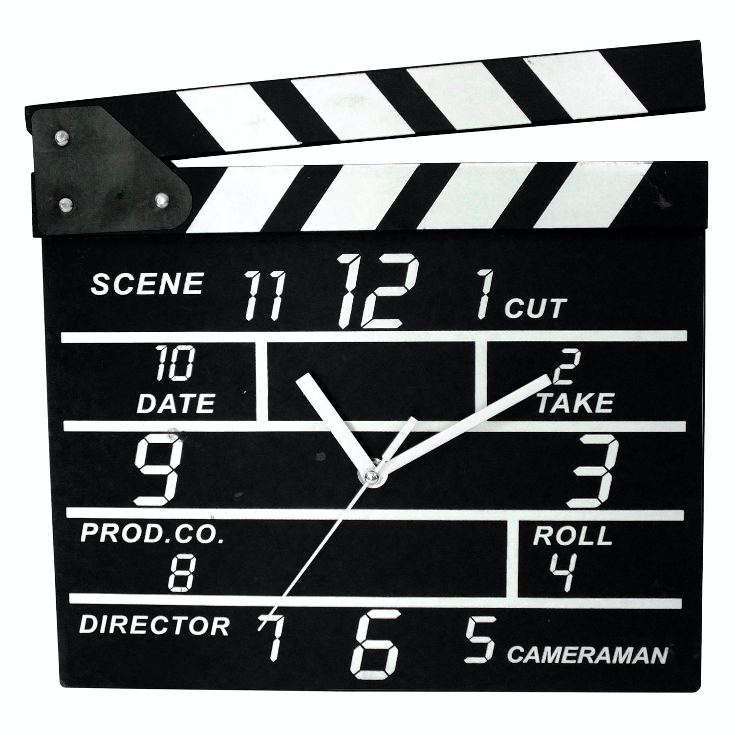 Часы Кинохлопушка Seta Decor 17-96