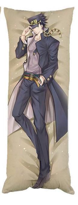Подушка дакимакура Джотаро Куджо декоративная ростовая для обнимания 40x120 см (1834005930)