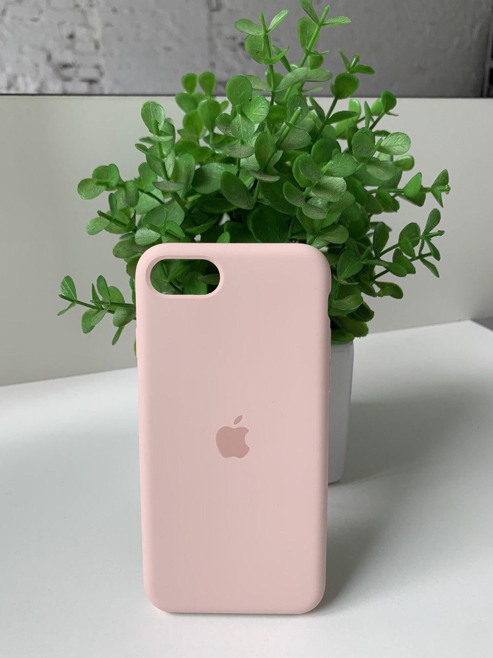 Чехол силиконовый Айфон 7 8 SE 2020 / Iphone 7 8 SE 2020 розовый