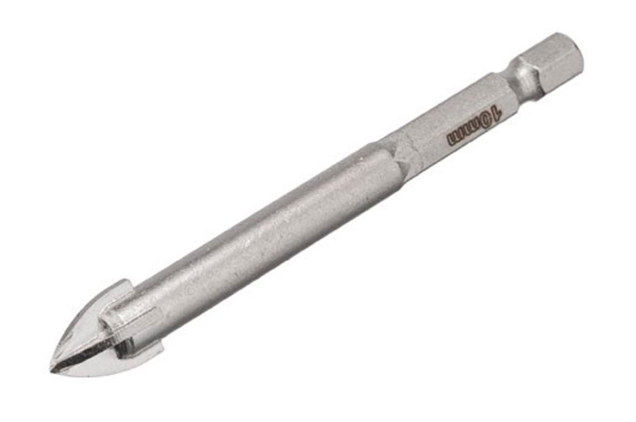 Сверло по стеклу и керамике Intertool 10 мм HEX (SD-0290)