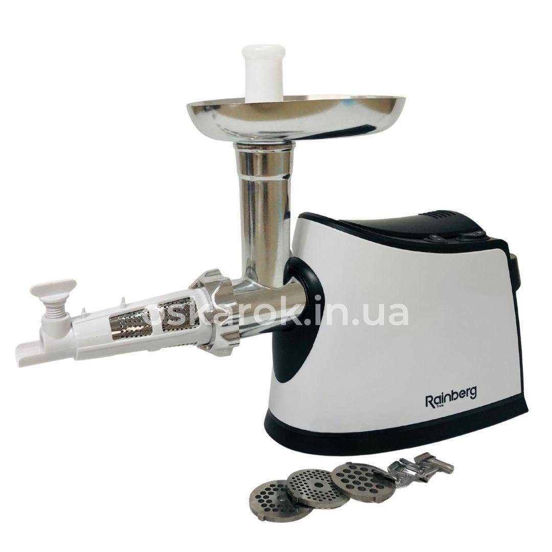 М'ясорубка електрична для томатного соку Rainberg RB-674 3000W (2587940746) - фото 10 М'ясорубка електрична для томатного соку Rainberg RB-674 3000W (2587940746) - фото 10