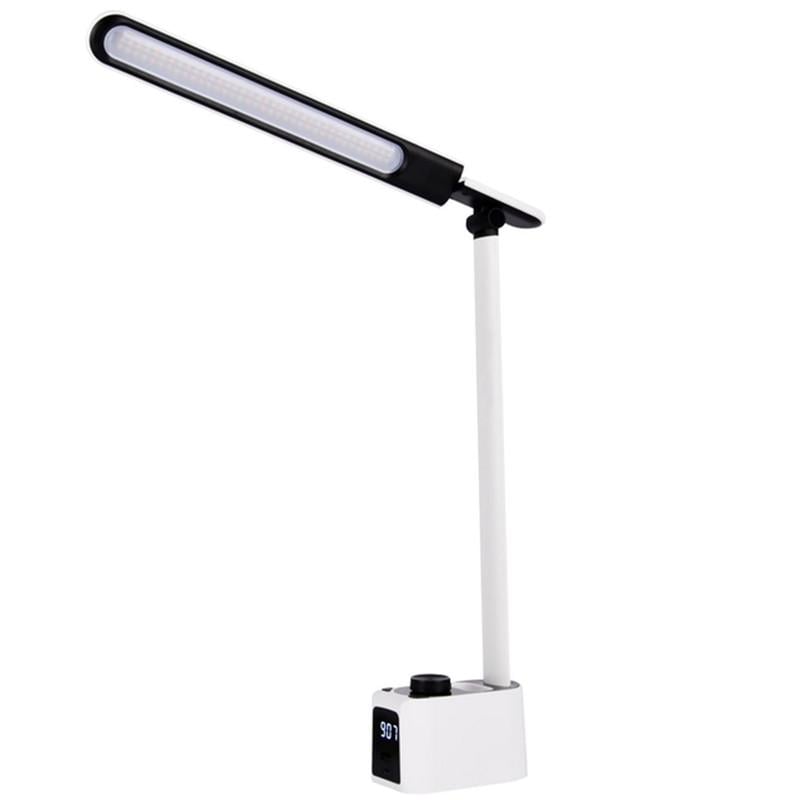 Настільна лампа з годинником Osram Panan Clock LED 8W 220V 600lm 3000-4000-6500K DIM 2USB (4099854363641)