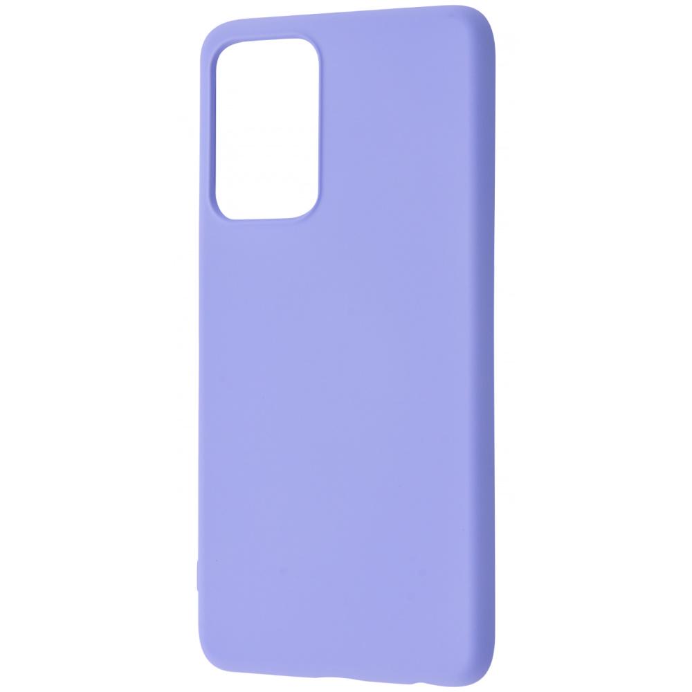 Чехол с мягкой подкладкой WAVE Colorful Case (TPU) Samsung Galaxy A52 (A525F) light purple Фиолетовый