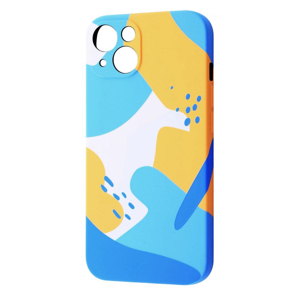 Чохол WAVE NEON X LUXO Minimalistic Case iPhone 13 mini синій/жовтий Синій Жовтий