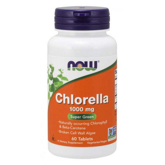 Хлорелла NOW Foods Chlorella 1000 мг 60 Tabs