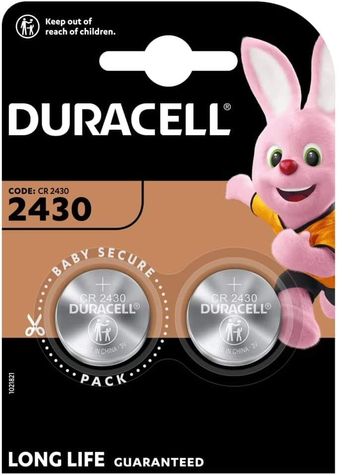 Батарейка літієва Duracell CR 2430 на блістері 3 V 2 шт.