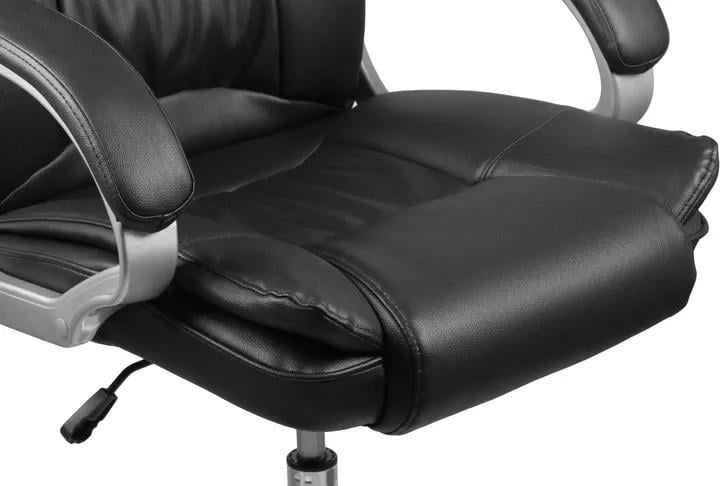 Кресло офисное Barsky Soft Leather Soft-01 с качанием Black (Soft-01) - фото 6 Кресло офисное Barsky Soft Leather Soft-01 с качанием Black (Soft-01) - фото 6
